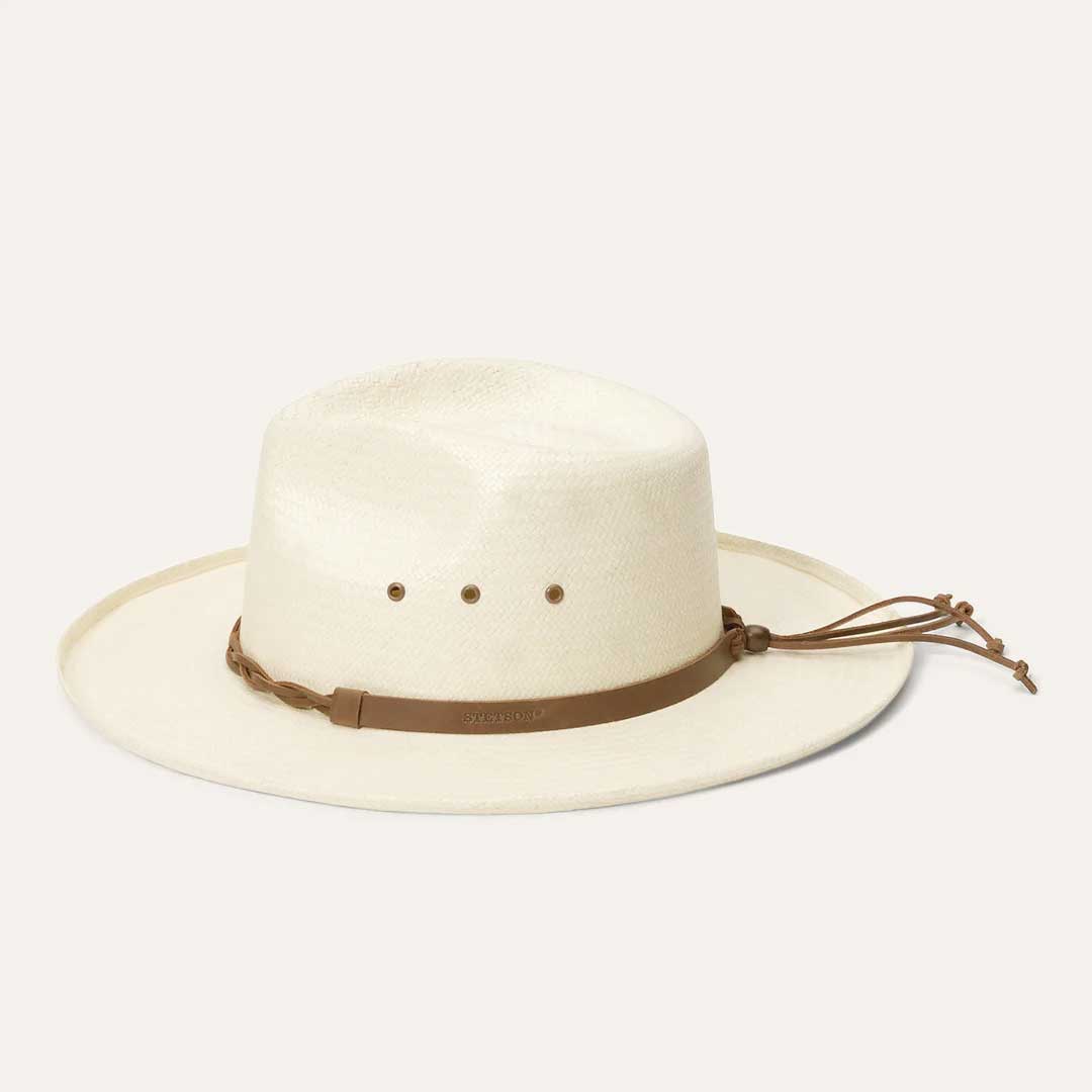 Helena Straw Fedora Natural | Stetson Hats