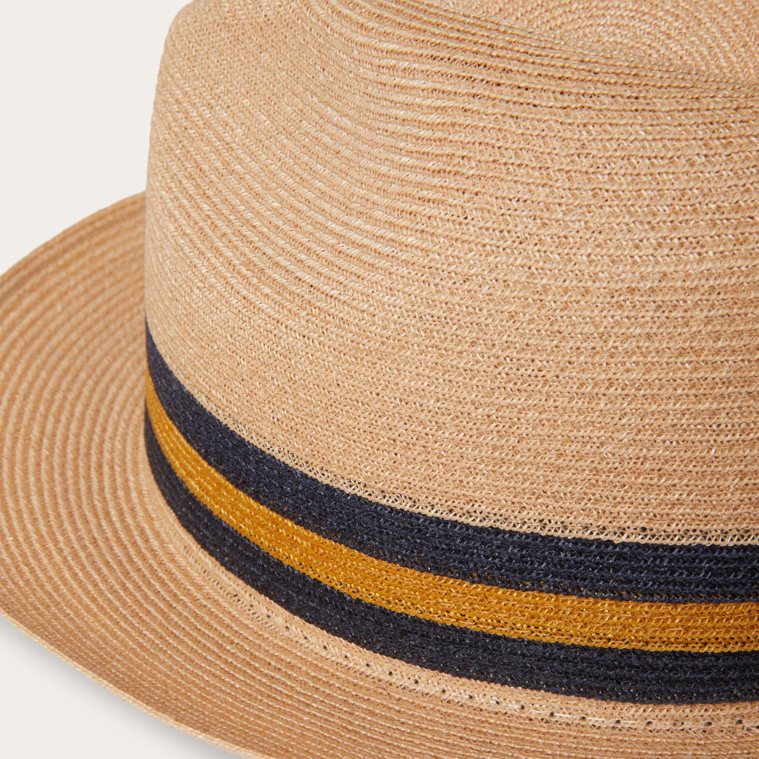 Triad Straw Fedora Mustard | Stetson Hats