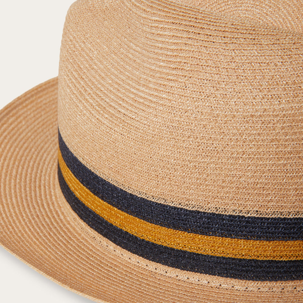 Triad Straw Fedora Mustard | Stetson Hats