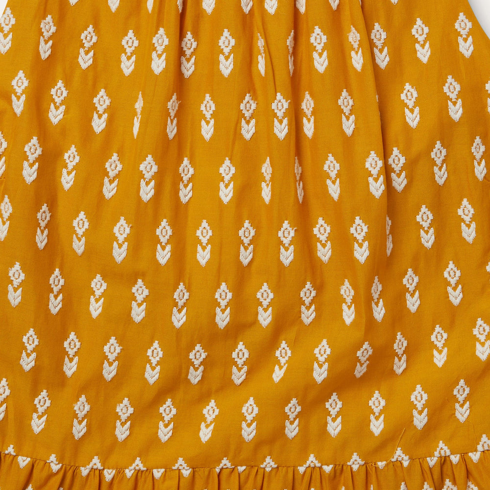 Aztec Dress Yellow | Stetson Women