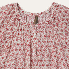 Cottage Floral Dress Red | Stetson Women