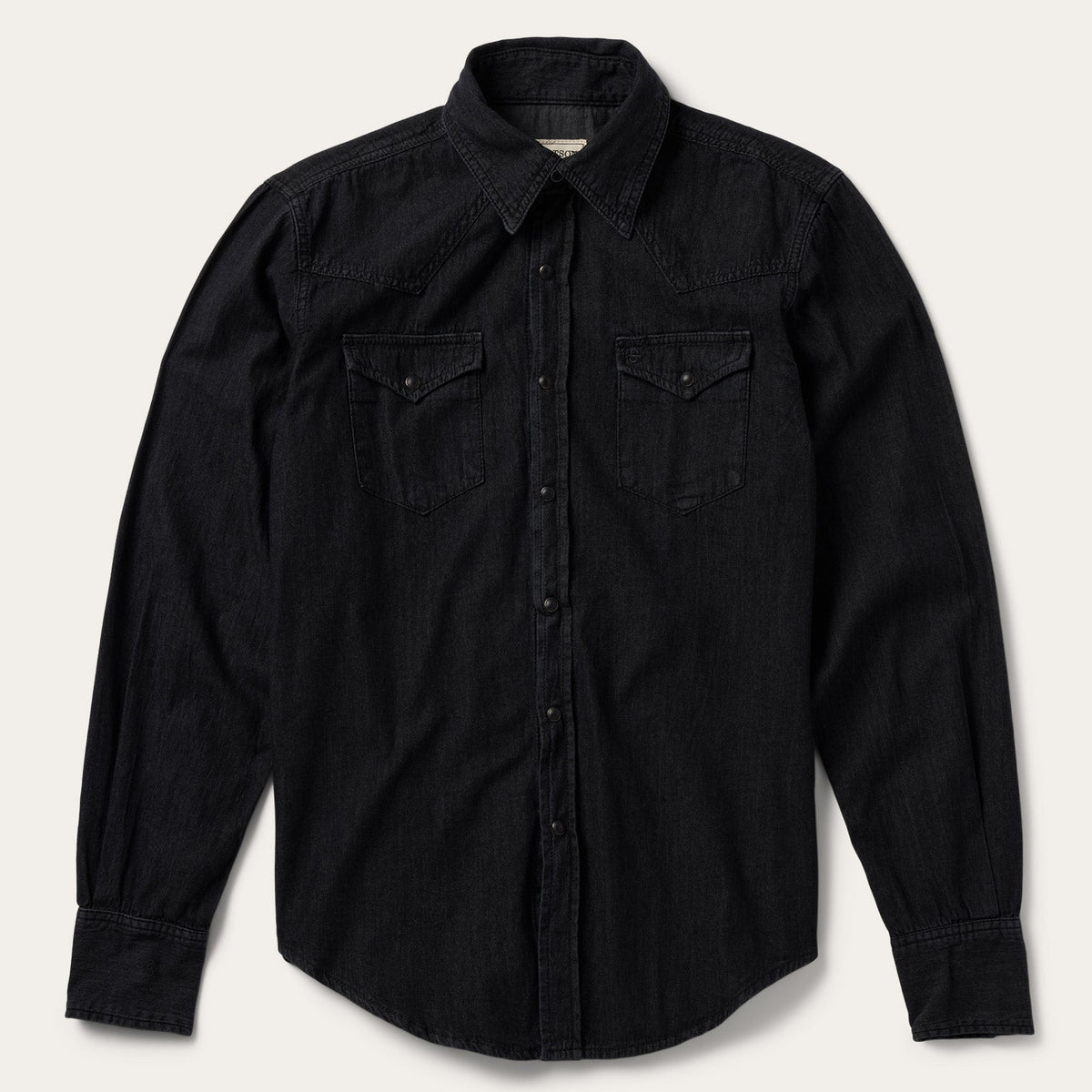 Modern Denim Western Shirt Black | Stetson Men