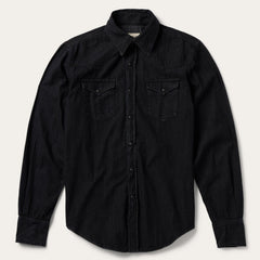 Modern Denim Western Shirt Black | Stetson Men