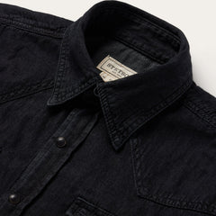 Modern Denim Western Shirt Black | Stetson Men