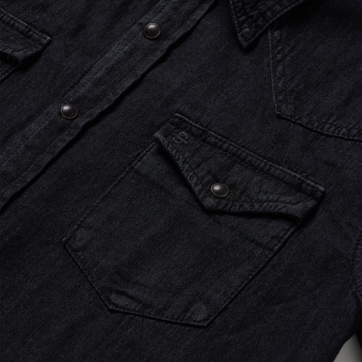 Modern Denim Western Shirt Black | Stetson Men