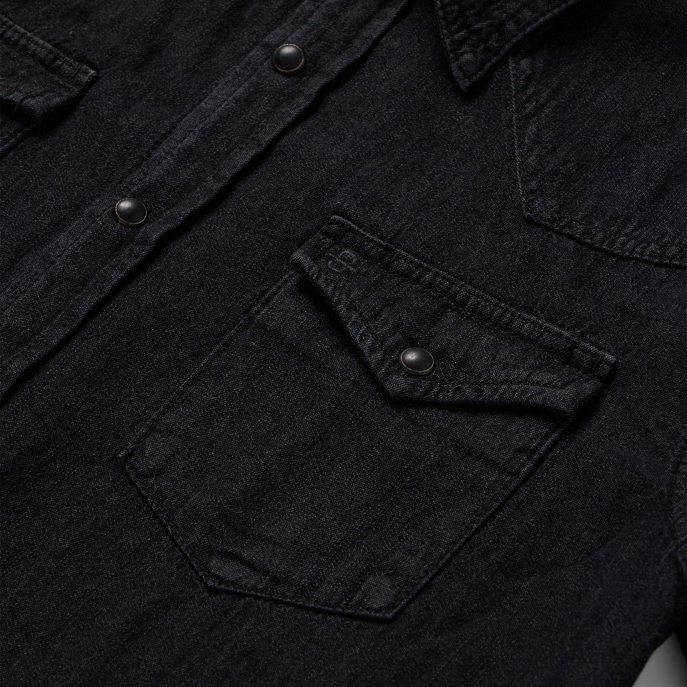 Modern Denim Western Shirt Black | Stetson Men