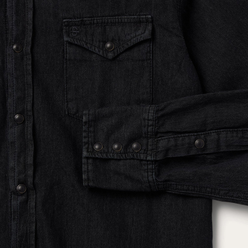 Modern Denim Western Shirt Black | Stetson Men