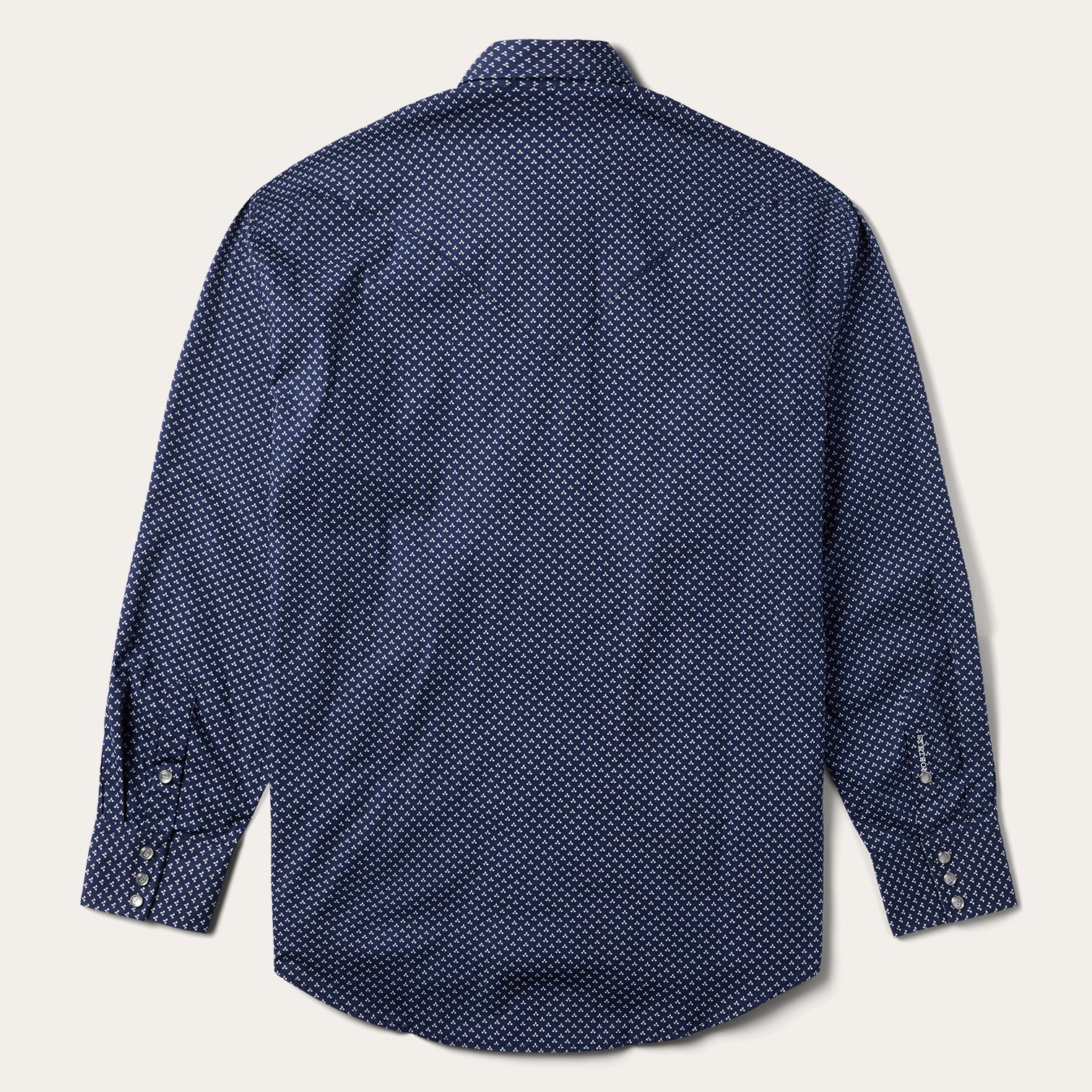 Blue Polaris Geo Print Western Shirt Blue | Stetson Men