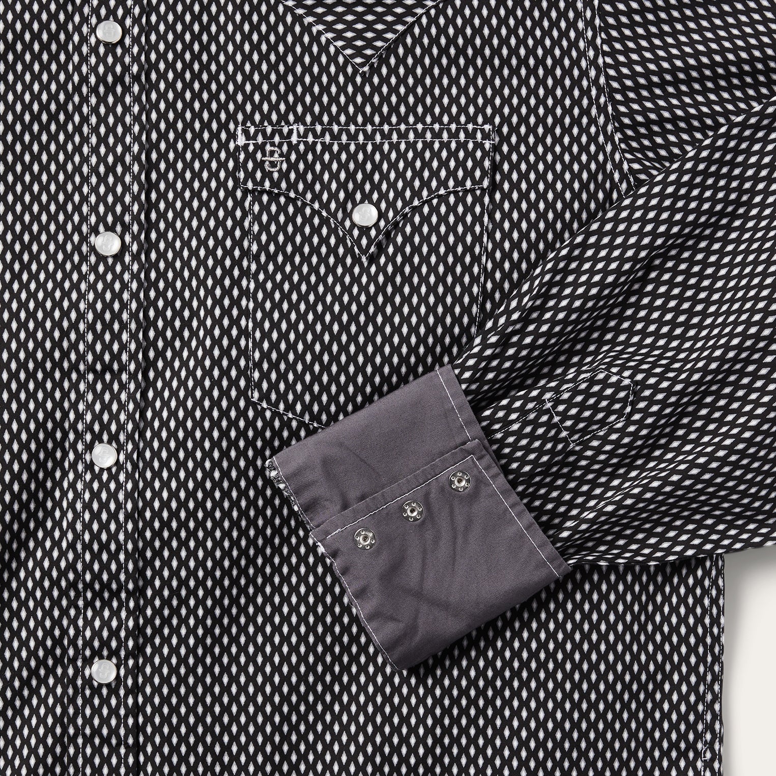 Black Diamond Shirt Black | Stetson Men