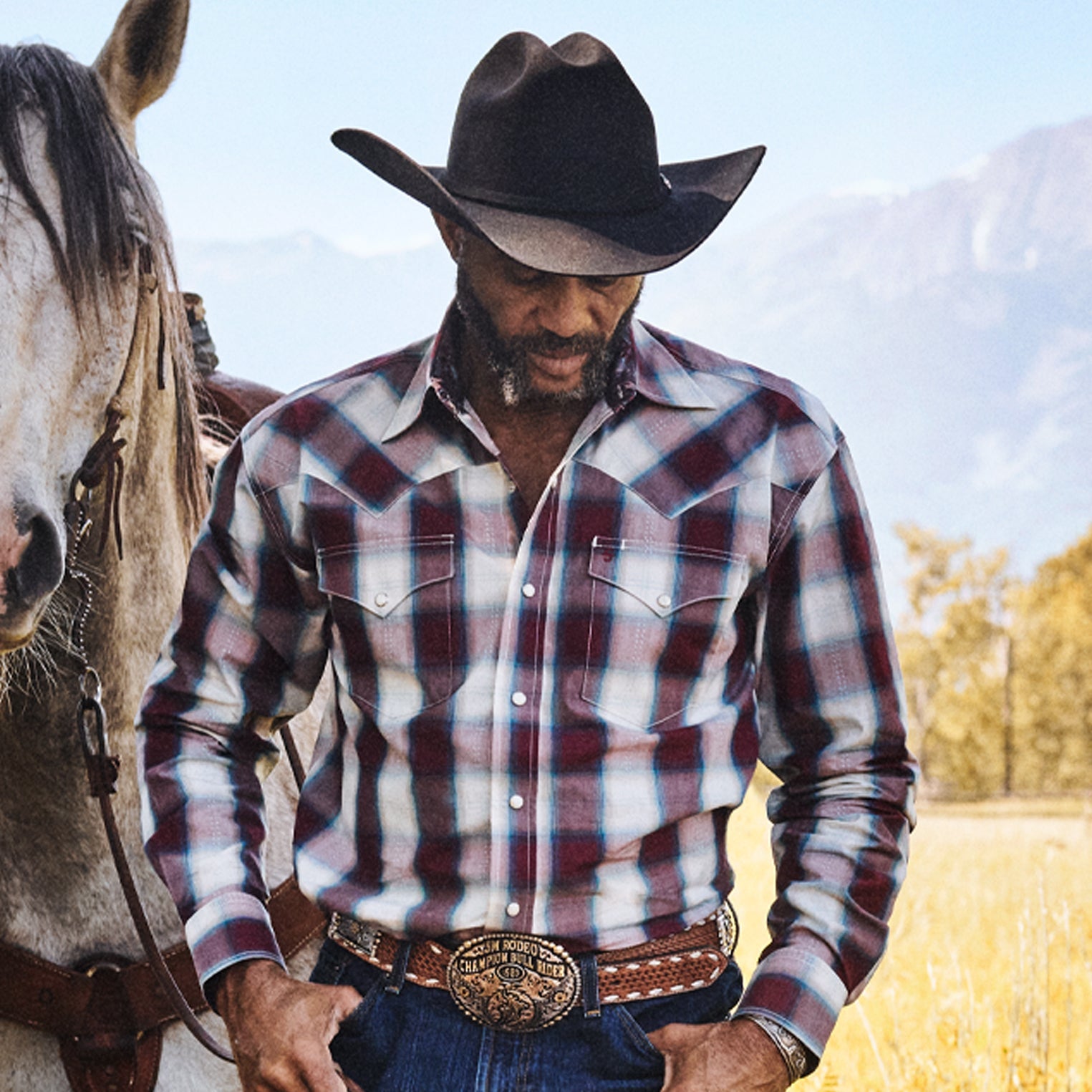 Wine Plaid Shirt Wine | Stetson Men