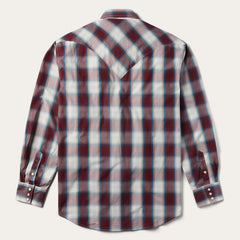 Wine Plaid Shirt Wine | Stetson Men