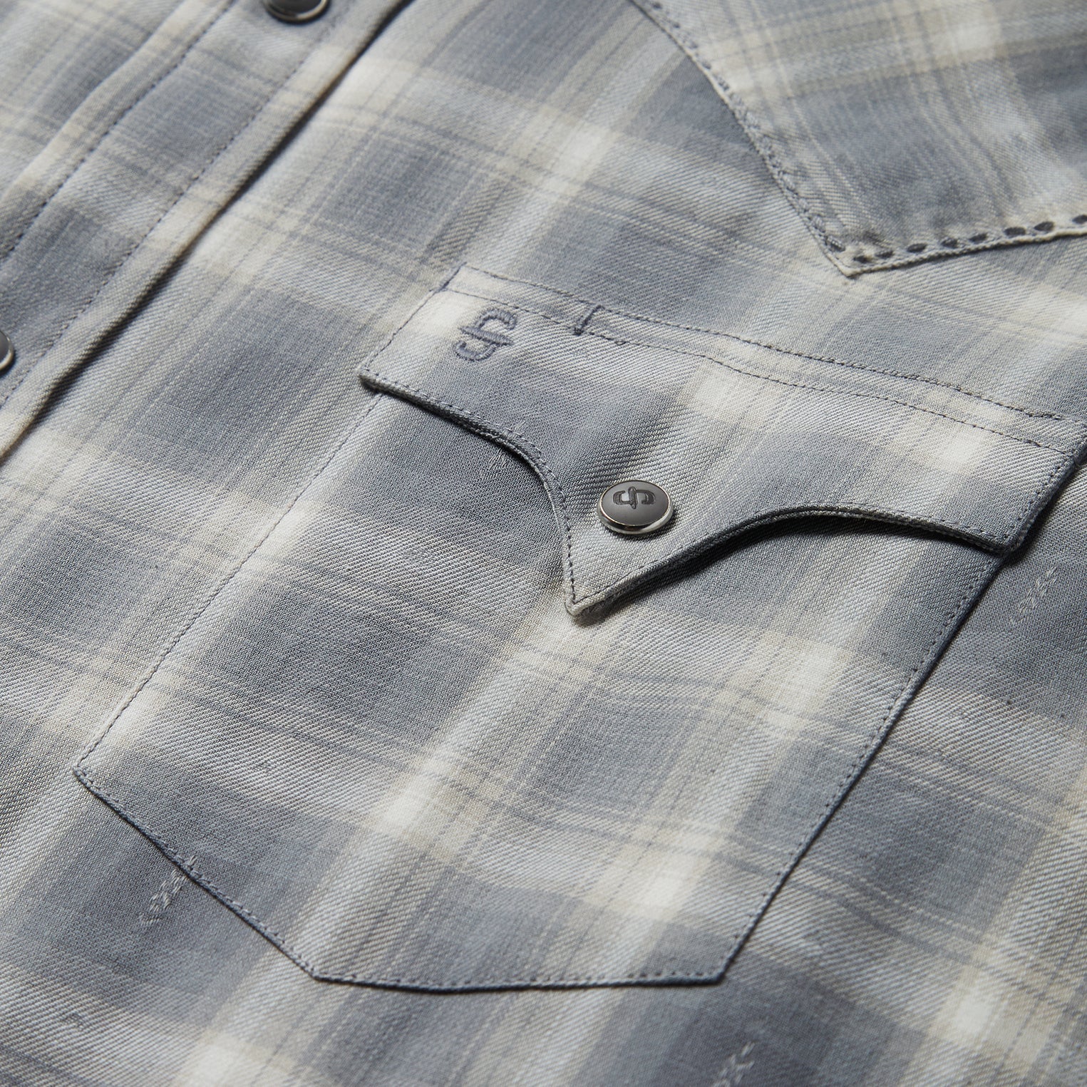 Dobby Twill Plaid Shirt Brown | Stetson Men