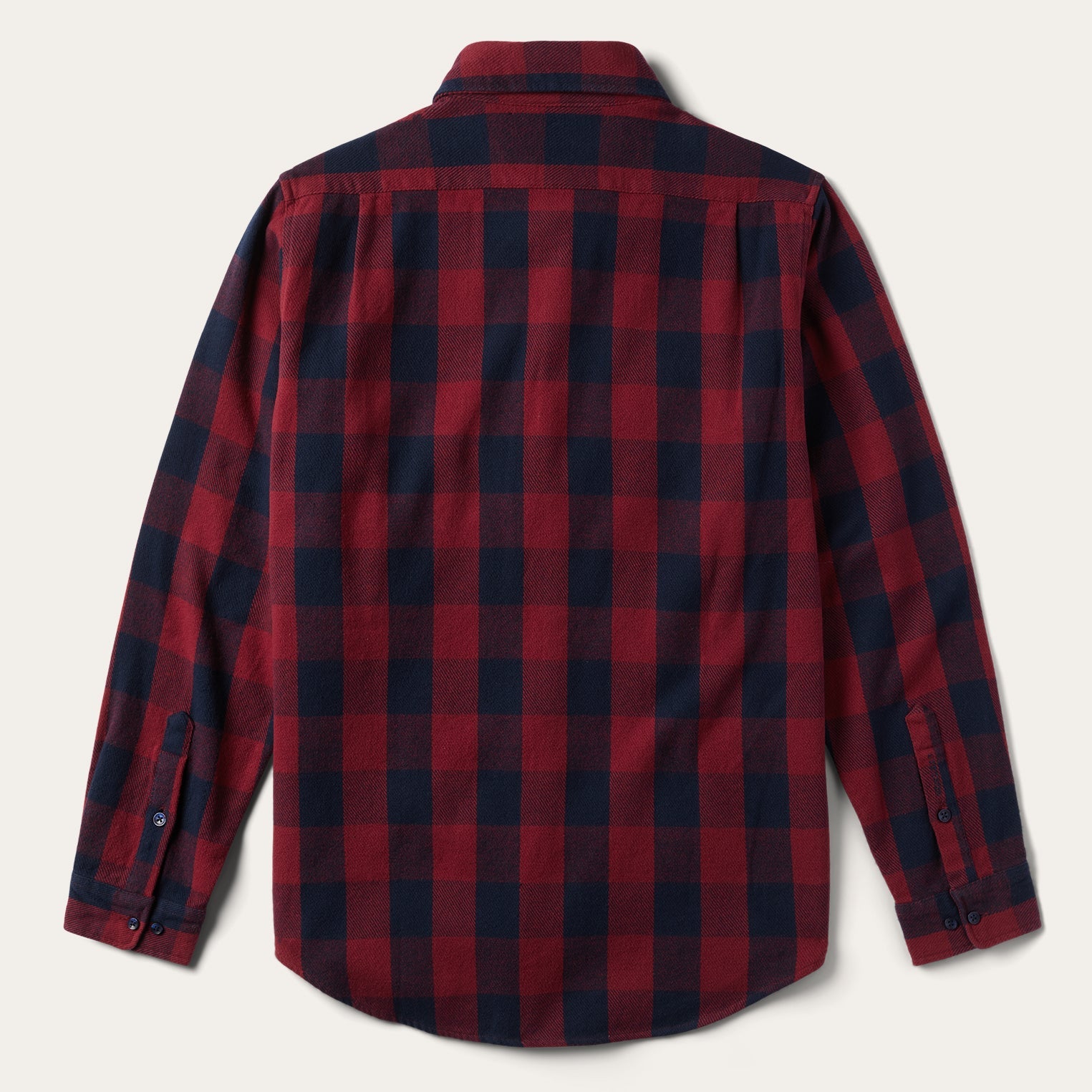 Buffalo Check Twill Shirt Red | Stetson Men