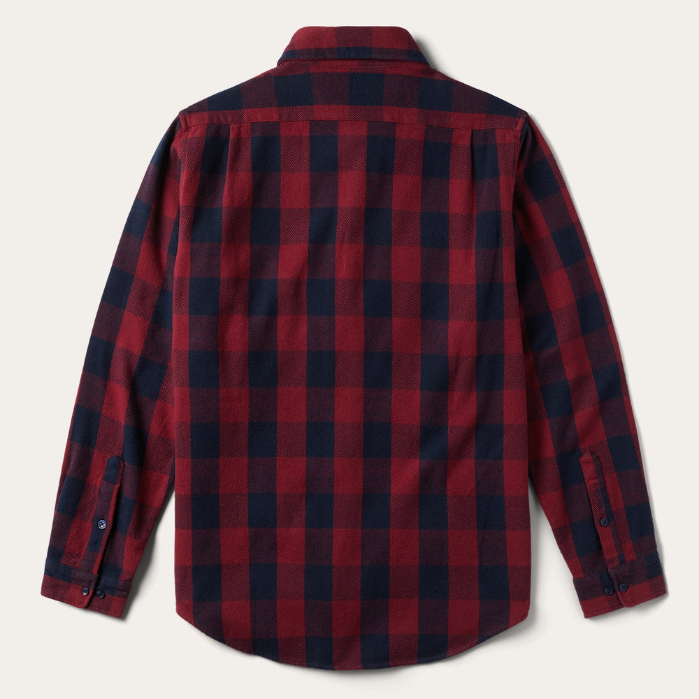 Buffalo Check Twill Shirt Red | Stetson Men