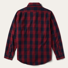 Buffalo Check Twill Shirt Red | Stetson Men