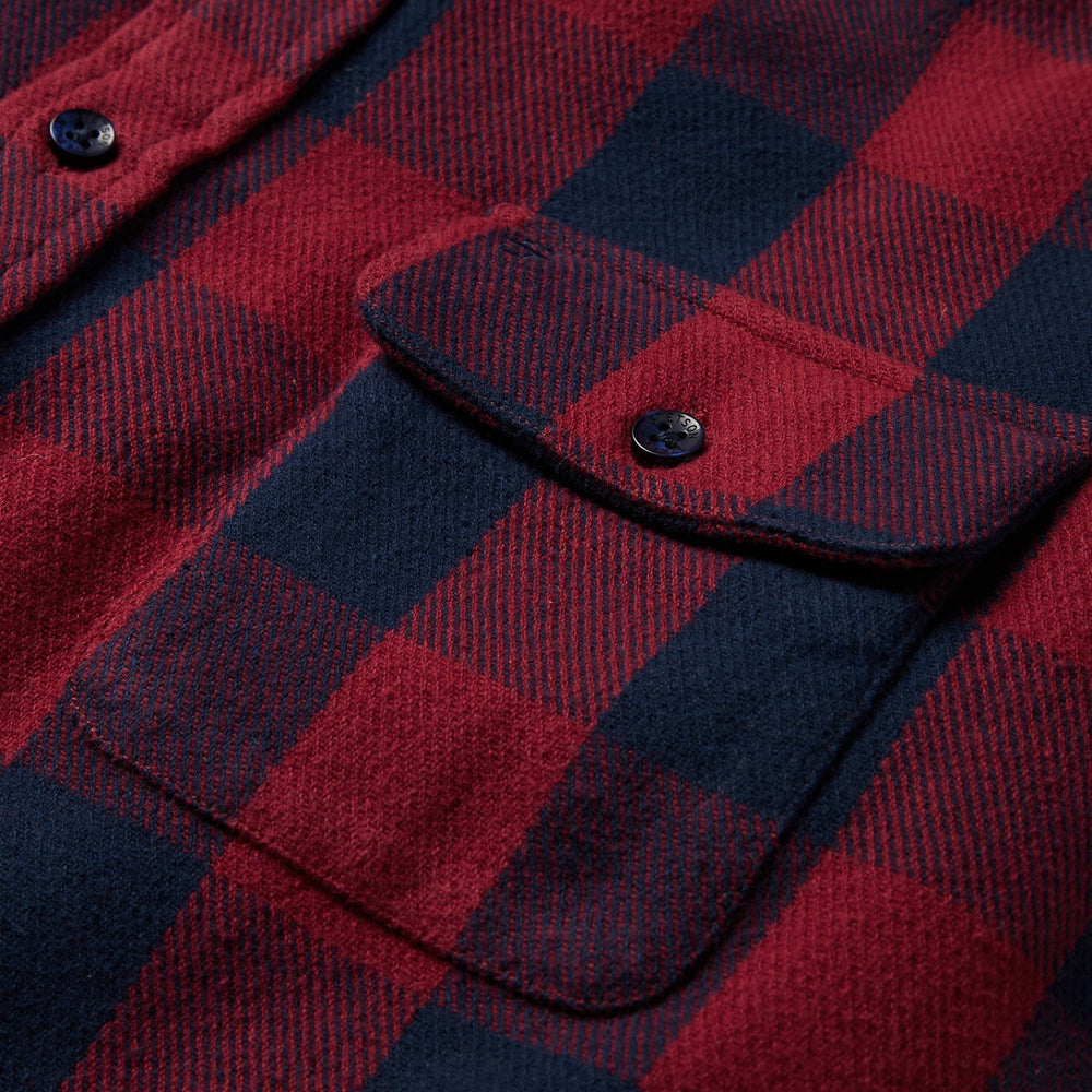 Buffalo Check Twill Shirt Red | Stetson Men