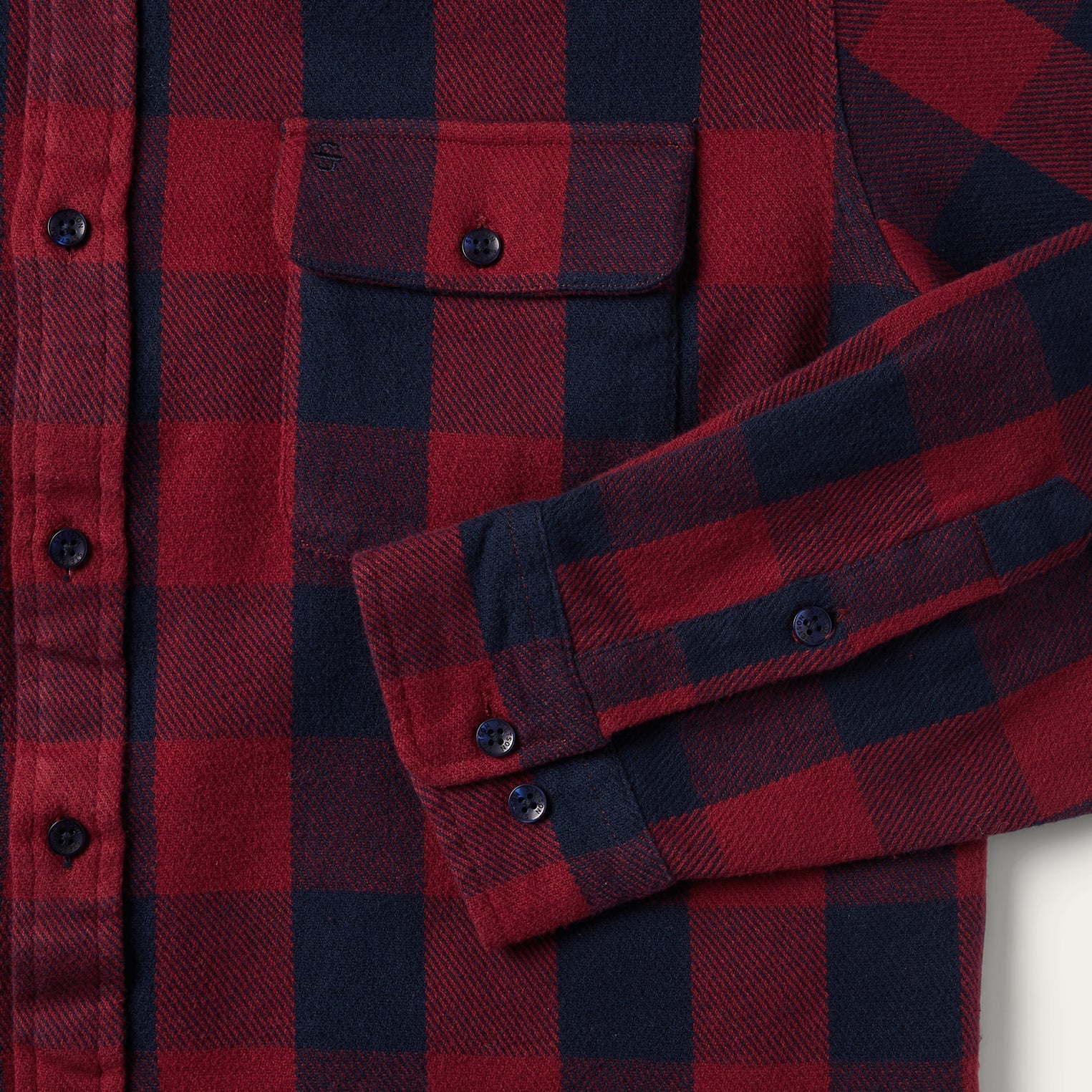Buffalo Check Twill Shirt Red | Stetson Men