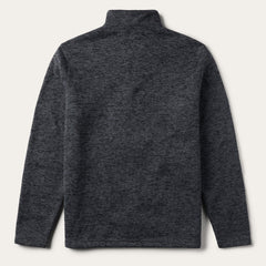 Grey Bonded Knit Sweater Grey | Stetson Men