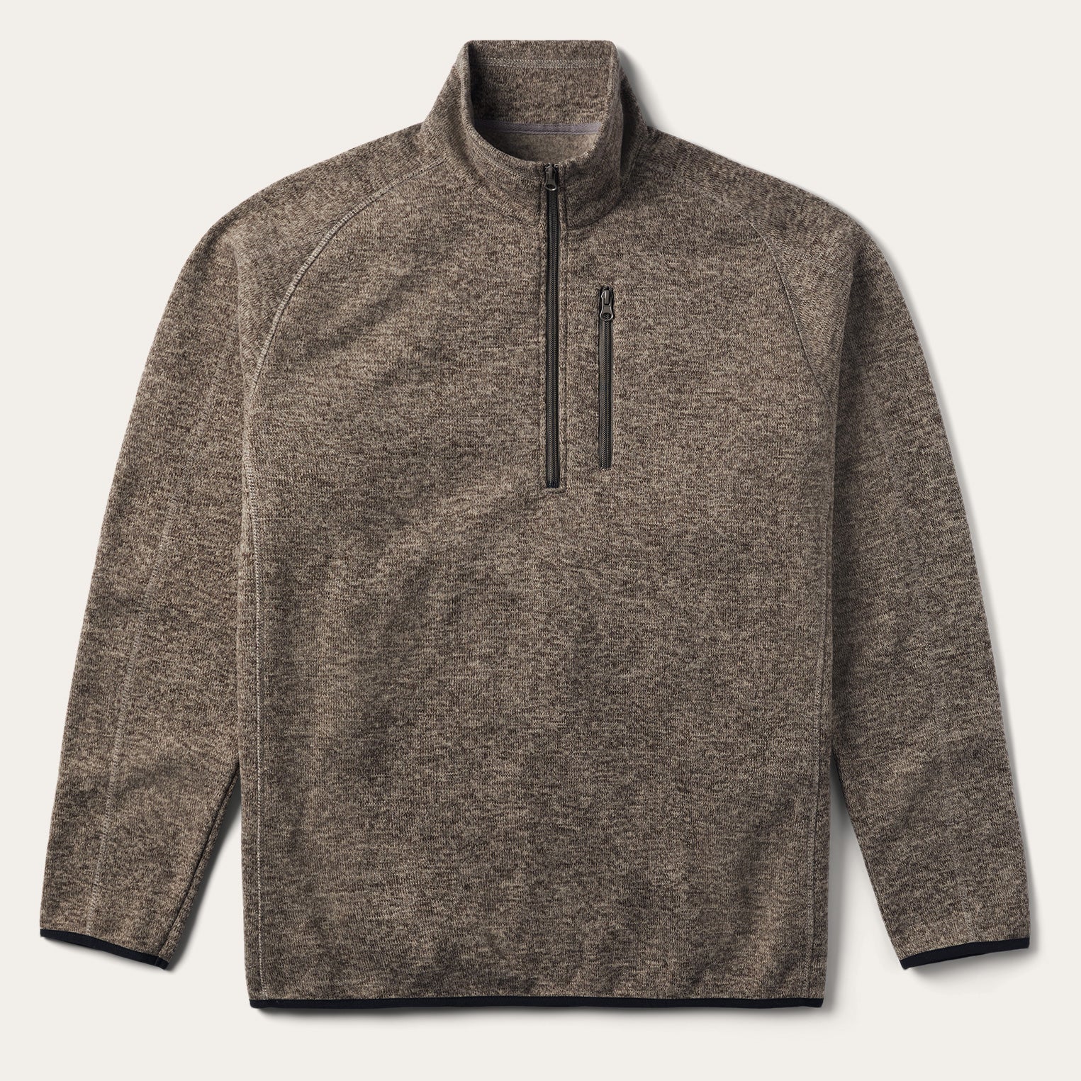 Tan Bonded Knit Sweater Tan | Stetson Men