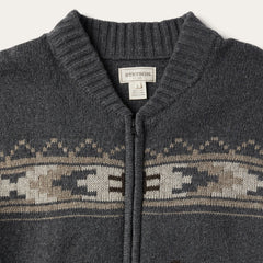 Longhorn Cardigan Grey | Stetson Men