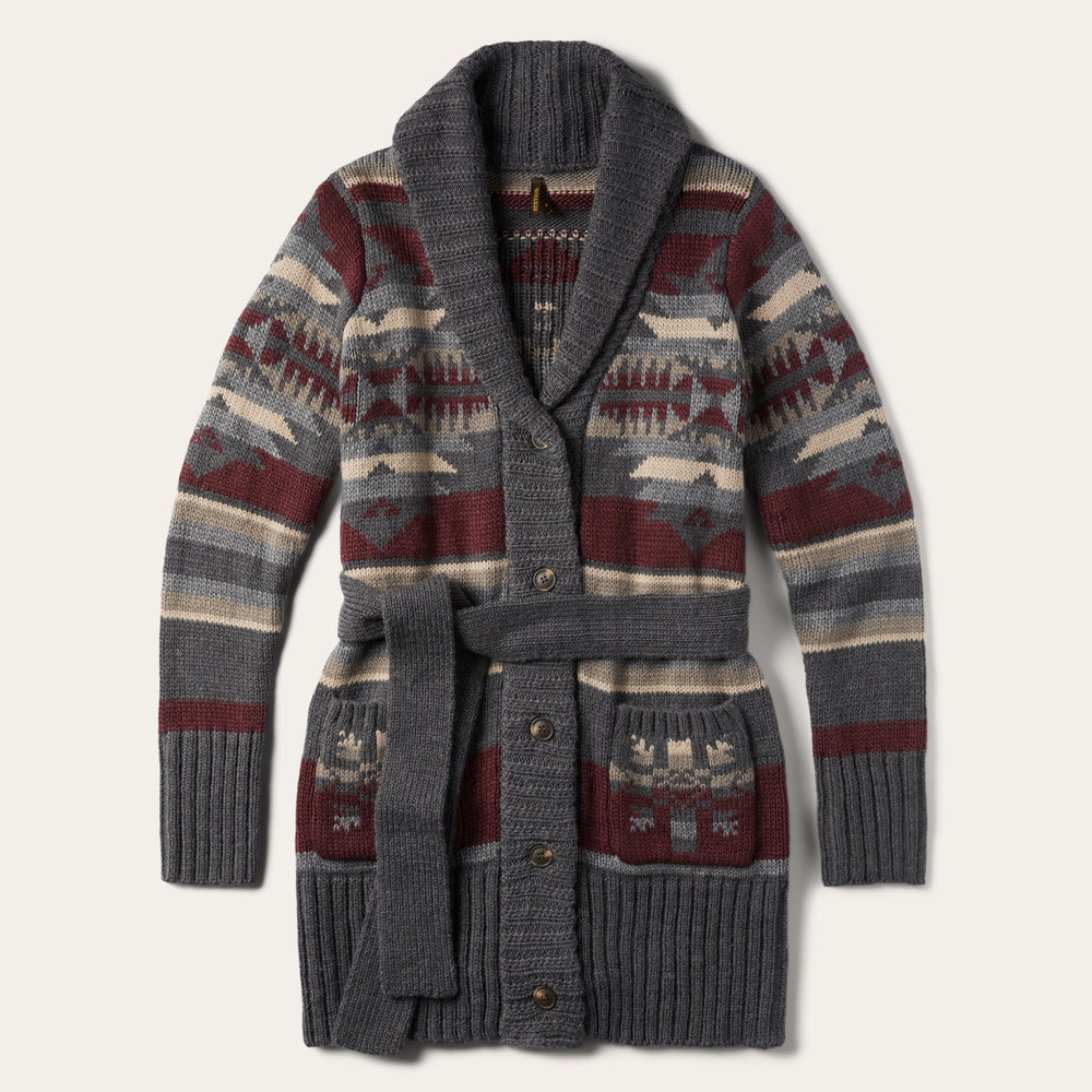 Aztec Belted Cardigan Multi | Stetson Women