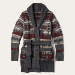 Aztec Belted Cardigan Multi | Stetson Women