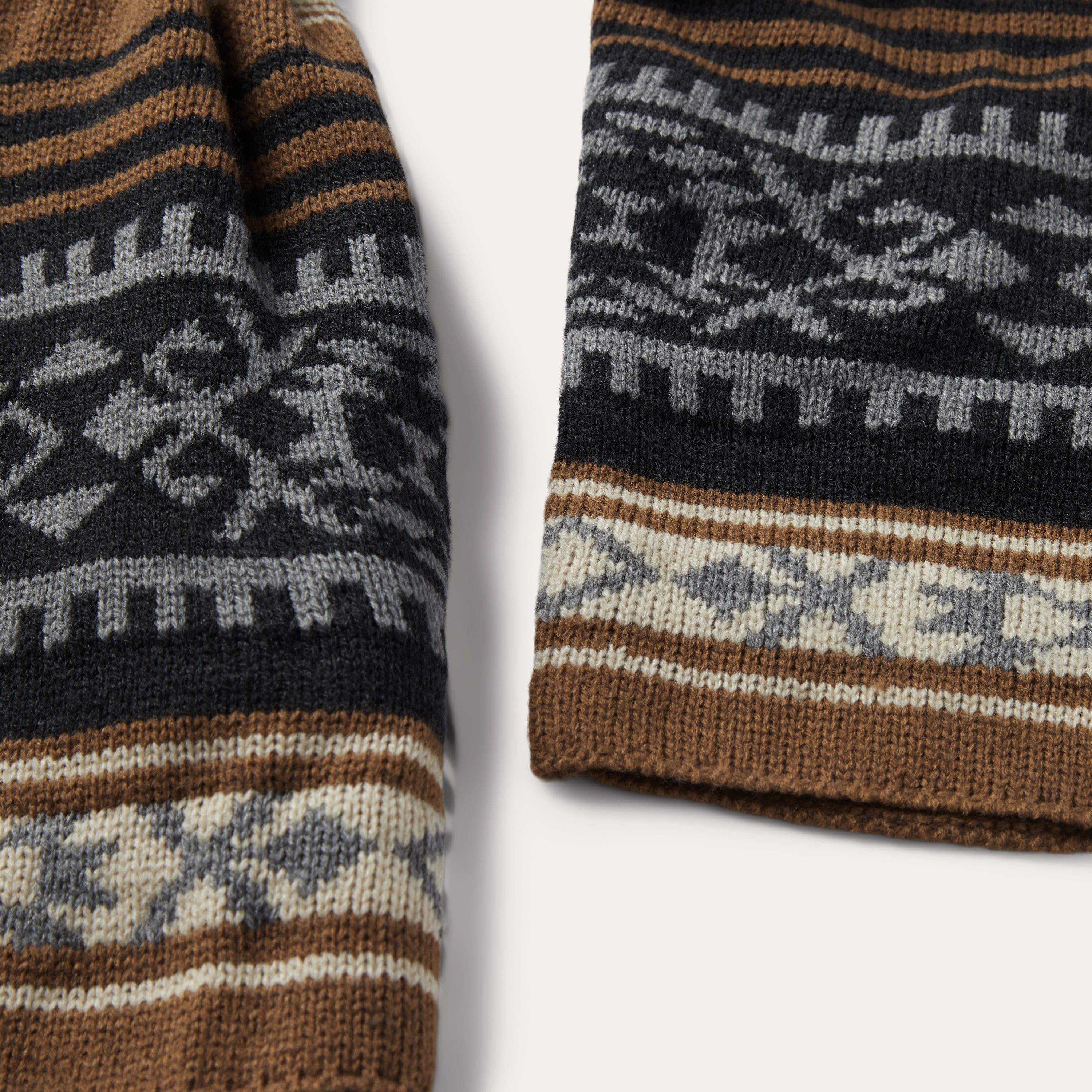 Brown Serape Belted Cardigan Brown | Stetson Women