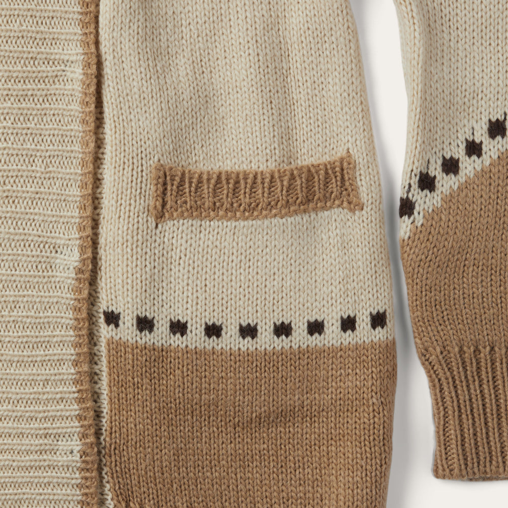 Horseshoe & Star Belted Cardigan White | Stetson Women