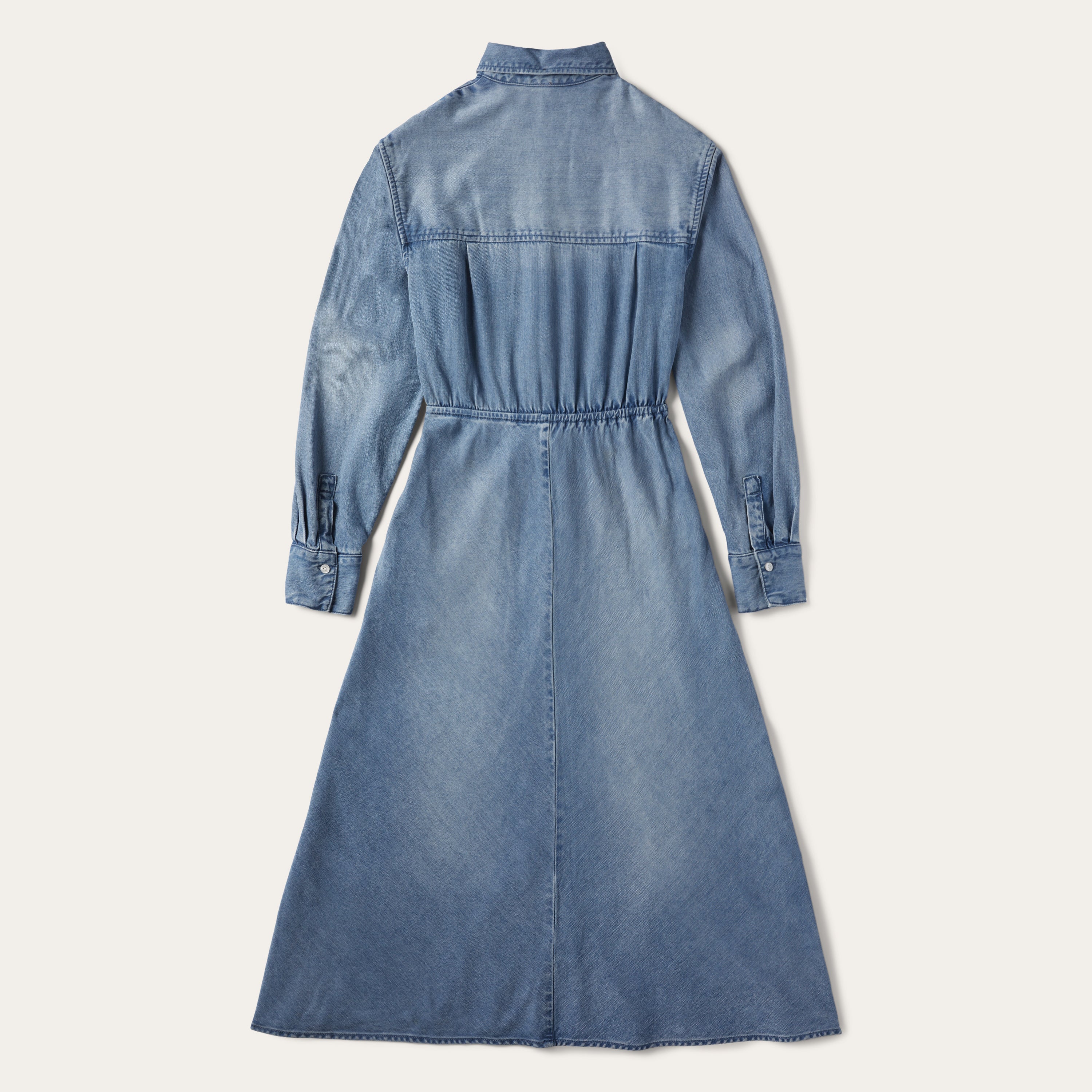 Denim Tie-Front Dress Blue | Stetson Women