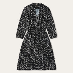 Southwestern Ditzy Print Dress Black | Stetson Women