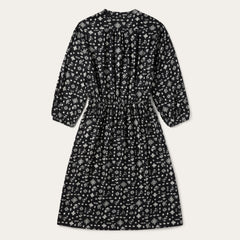 Southwestern Ditzy Print Dress Black | Stetson Women