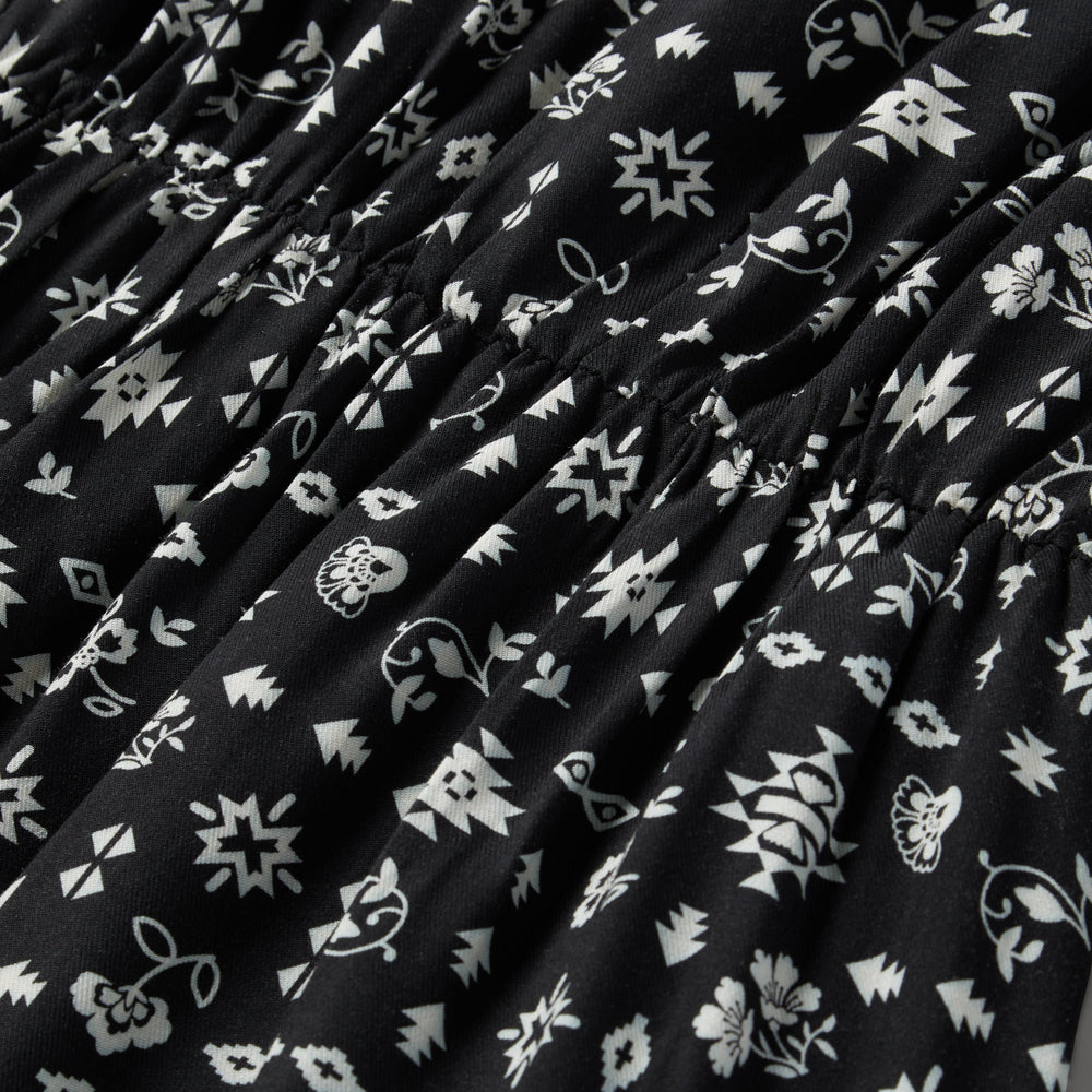 Southwestern Ditzy Print Dress Black | Stetson Women