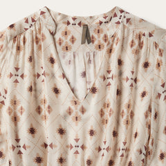 Gaucho Herringbone Dress White | Stetson Women