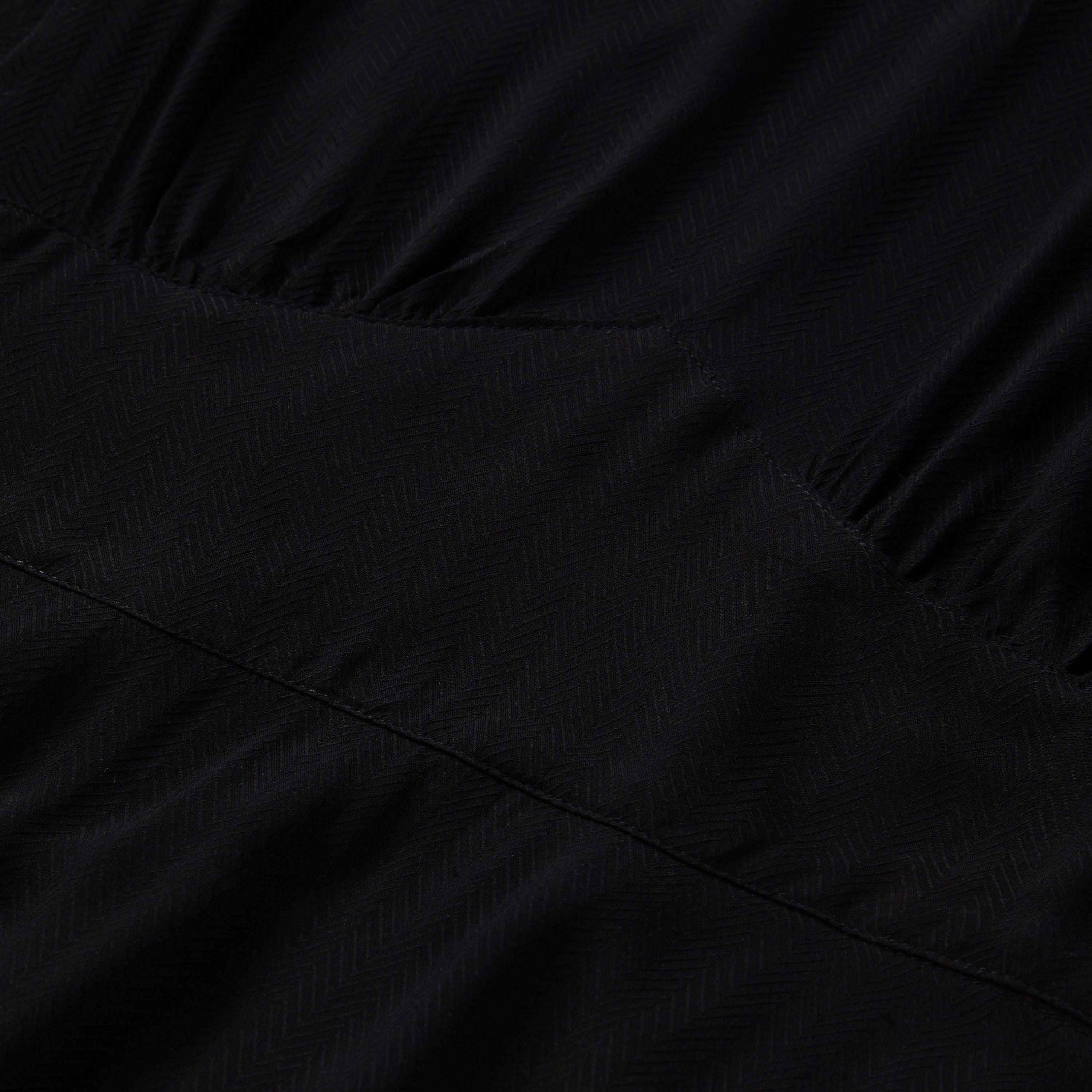 Black Herringbone Twill Midi Dress Black | Stetson Women