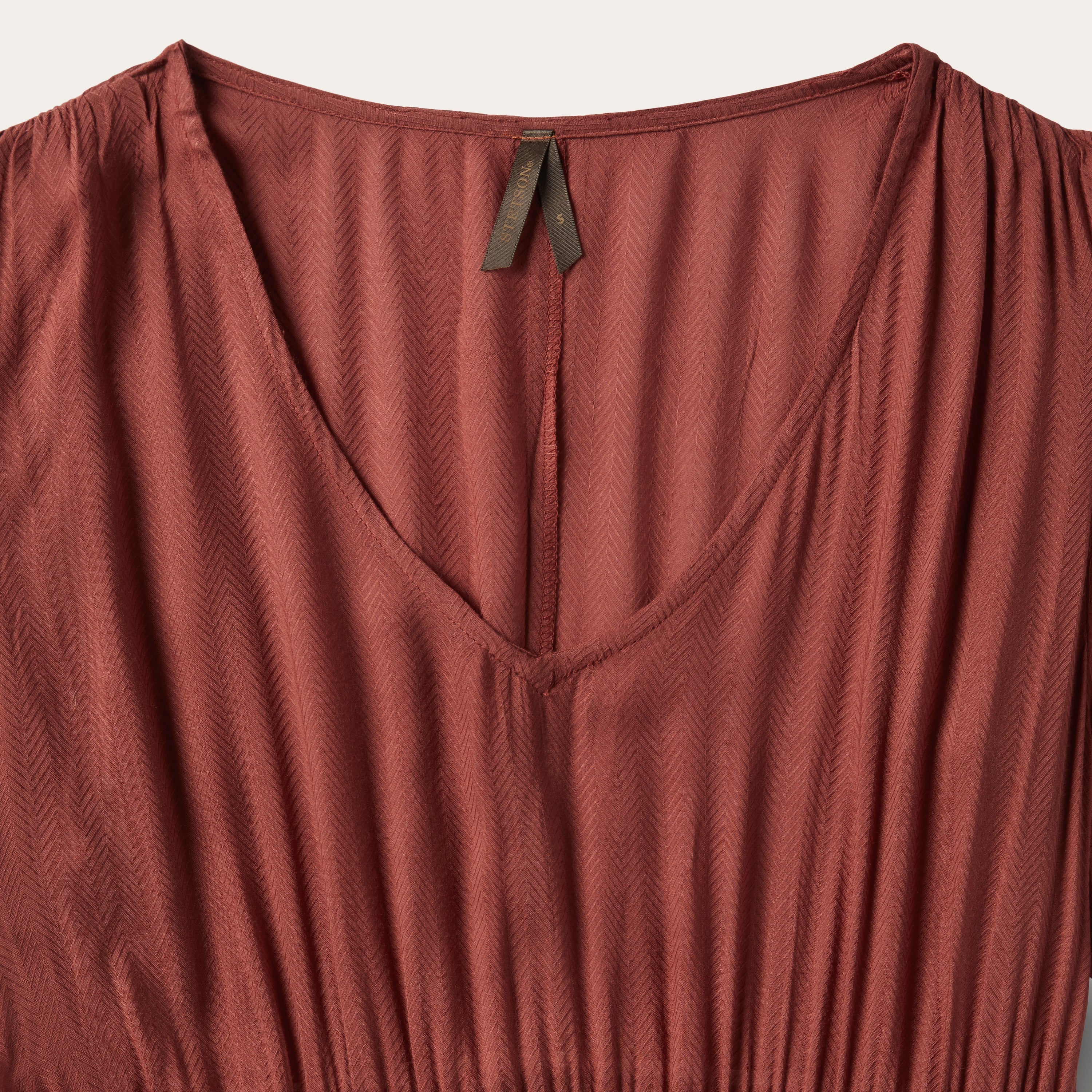 Cinnamon Herringbone Dress Brown | Stetson Women