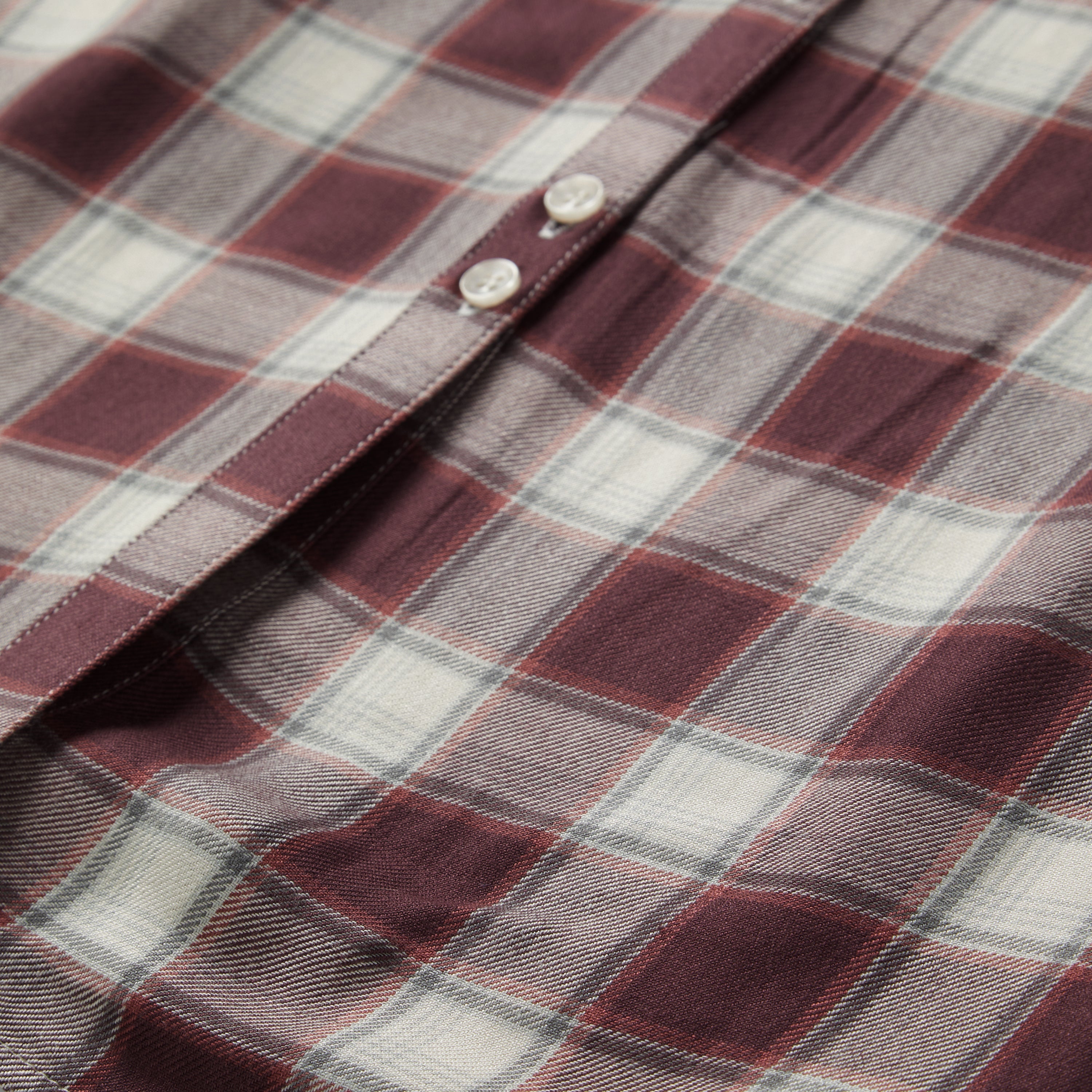 Gaucho Plaid Prairie Shirt Dress Wine | Stetson Women