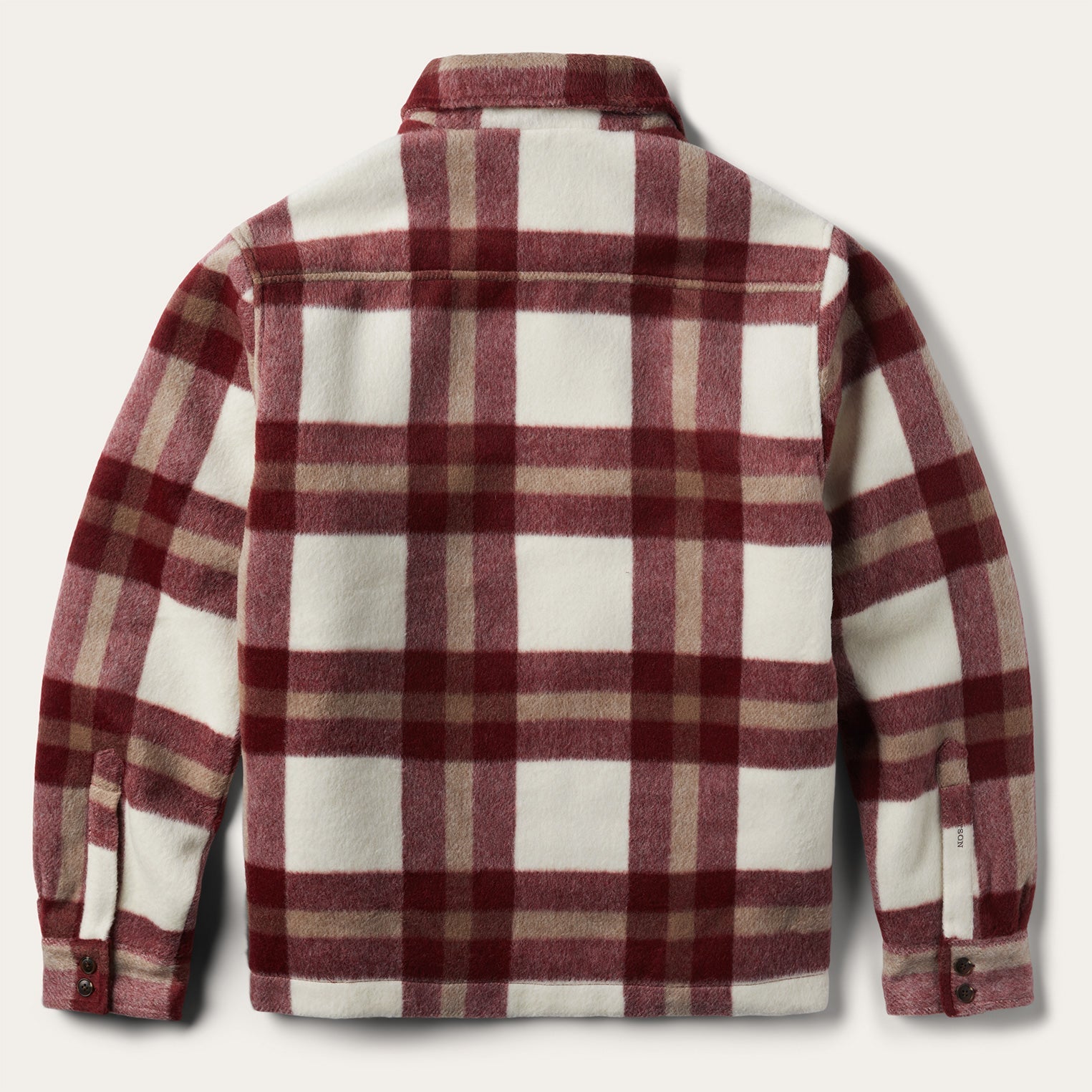Plaid Lined Jac-Shirt Red | Stetson Men