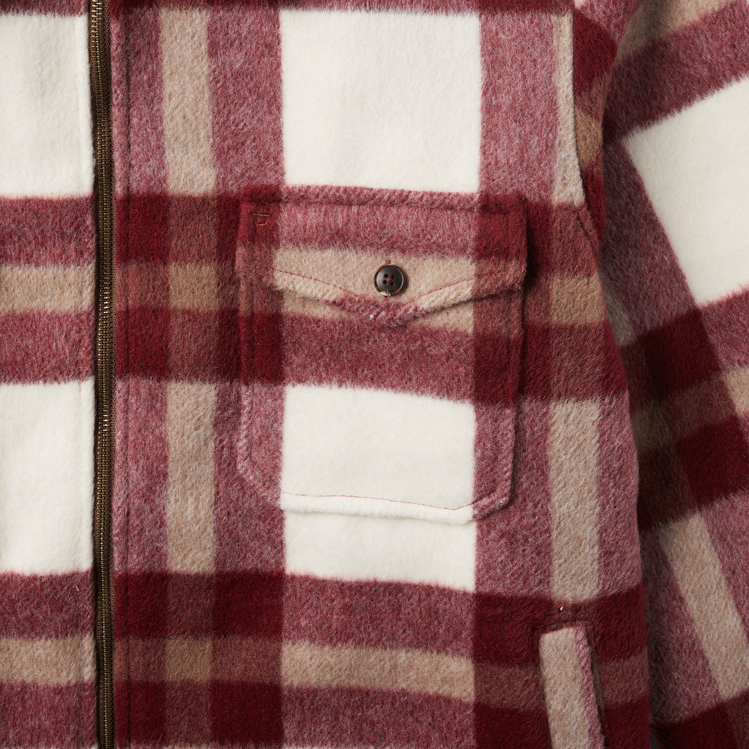 Plaid Lined Jac-Shirt Red | Stetson Men