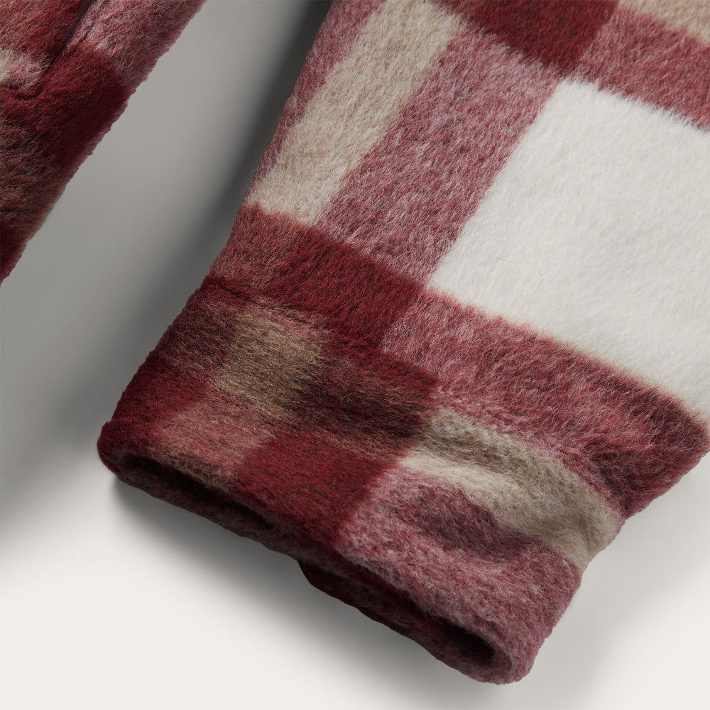 Plaid Lined Jac-Shirt Red | Stetson Men