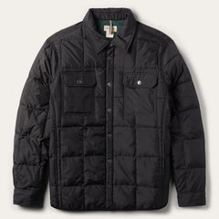 Crushable Black Parachute Jacket Black | Stetson Men