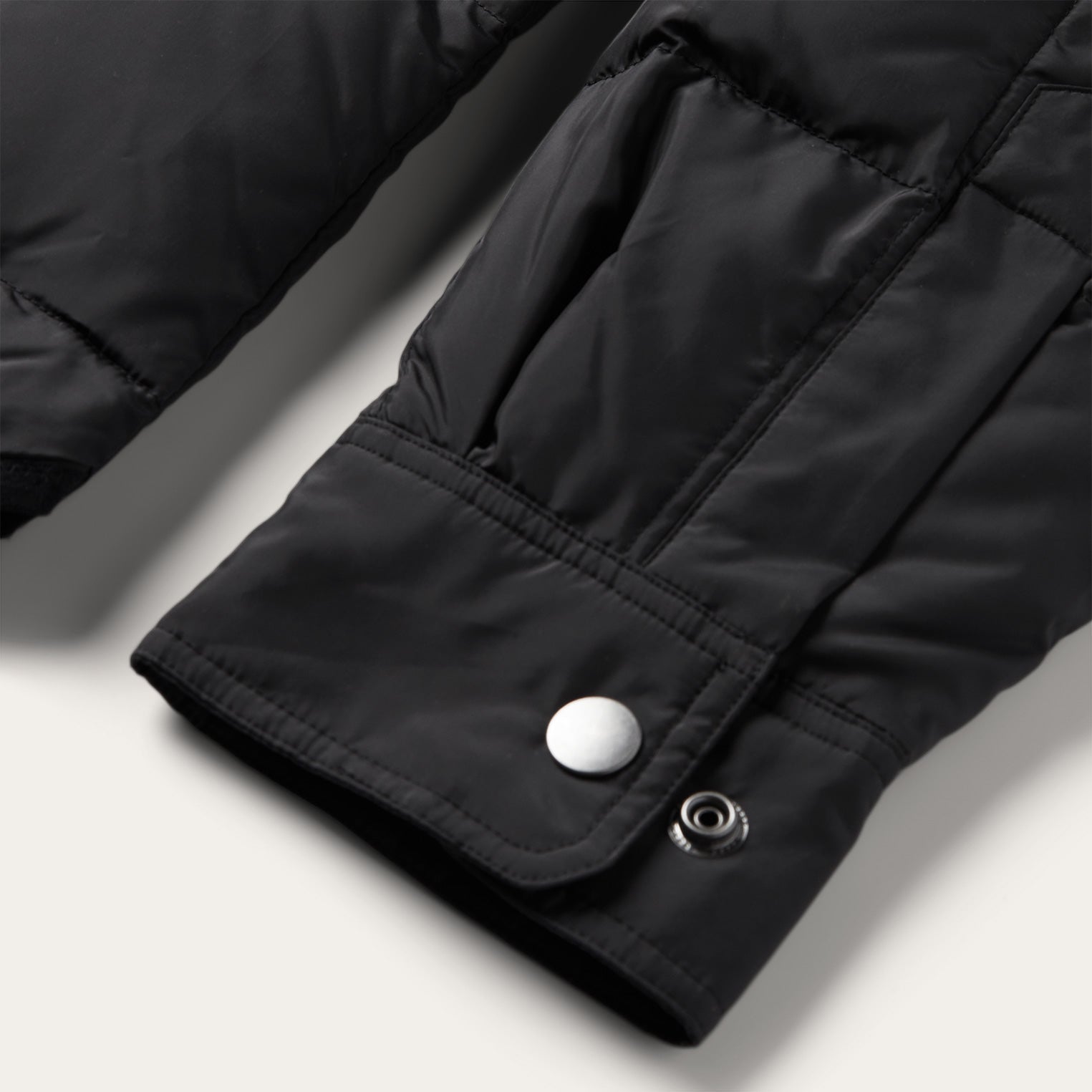 Crushable Black Parachute Jacket Black | Stetson Men
