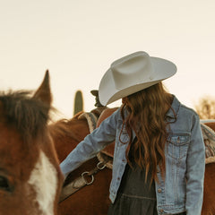 Stretch Denim Jacket Blue | Stetson Women
