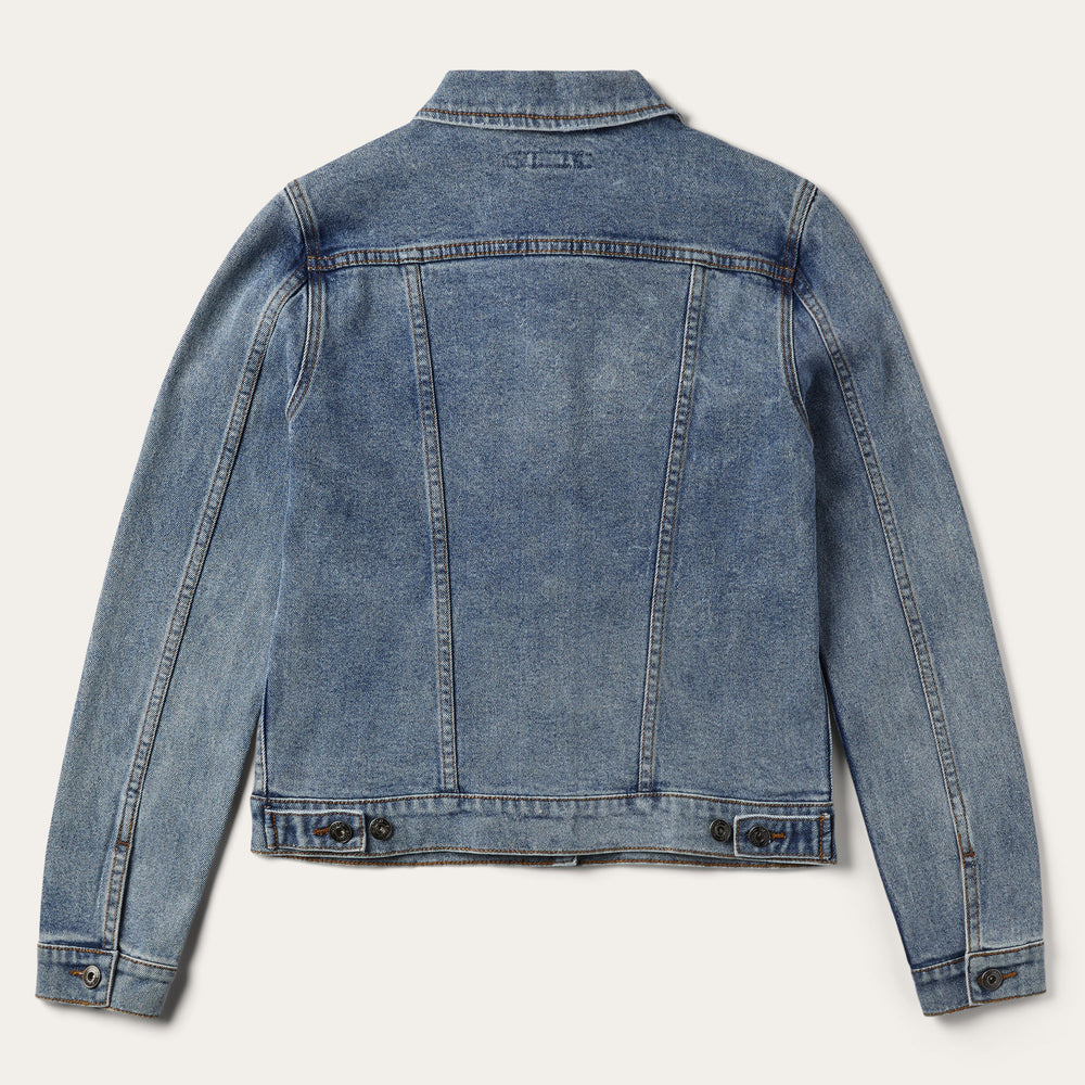 Stretch Denim Jacket Blue | Stetson Women