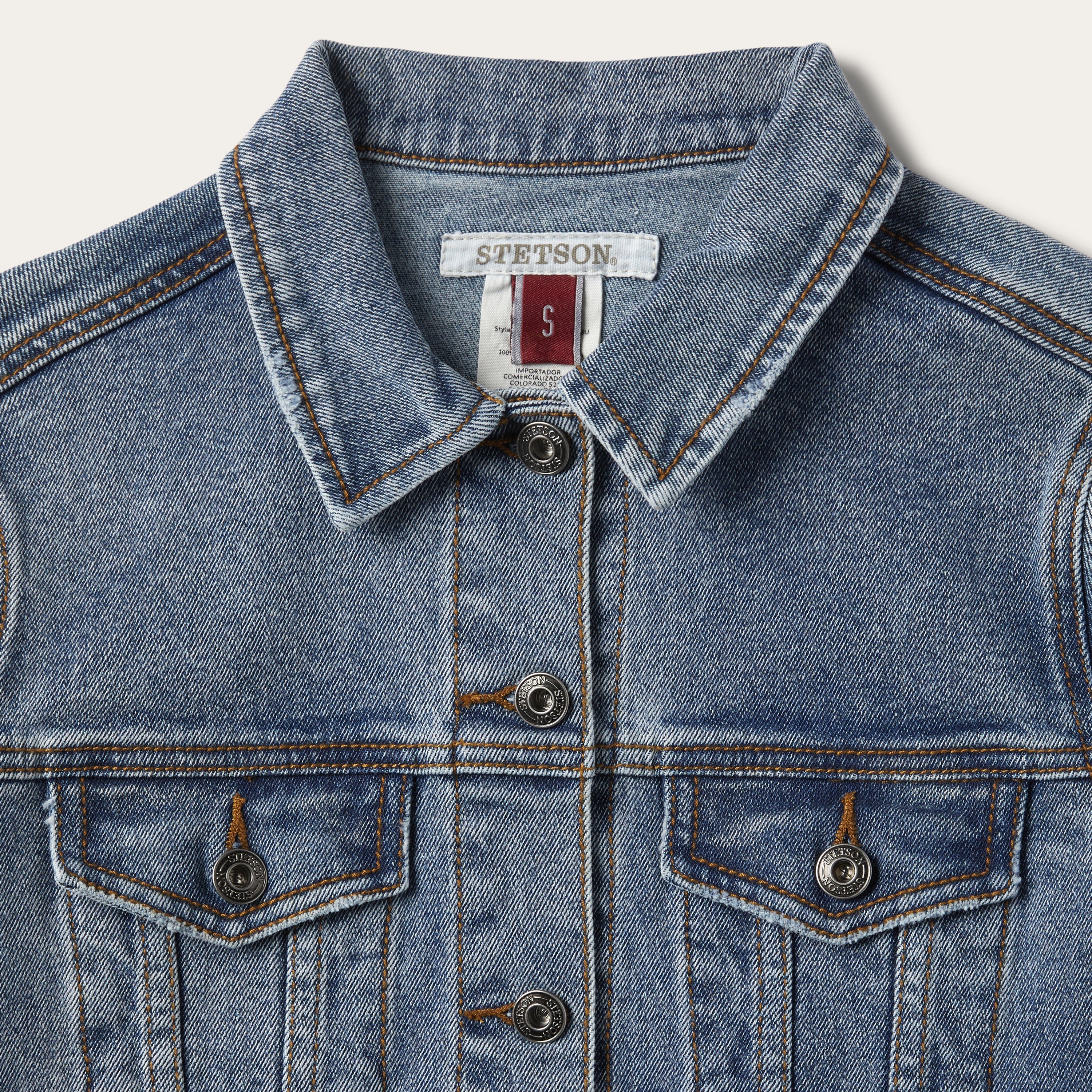 Stretch Denim Jacket Blue | Stetson Women