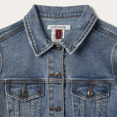 Stretch Denim Jacket Blue | Stetson Women