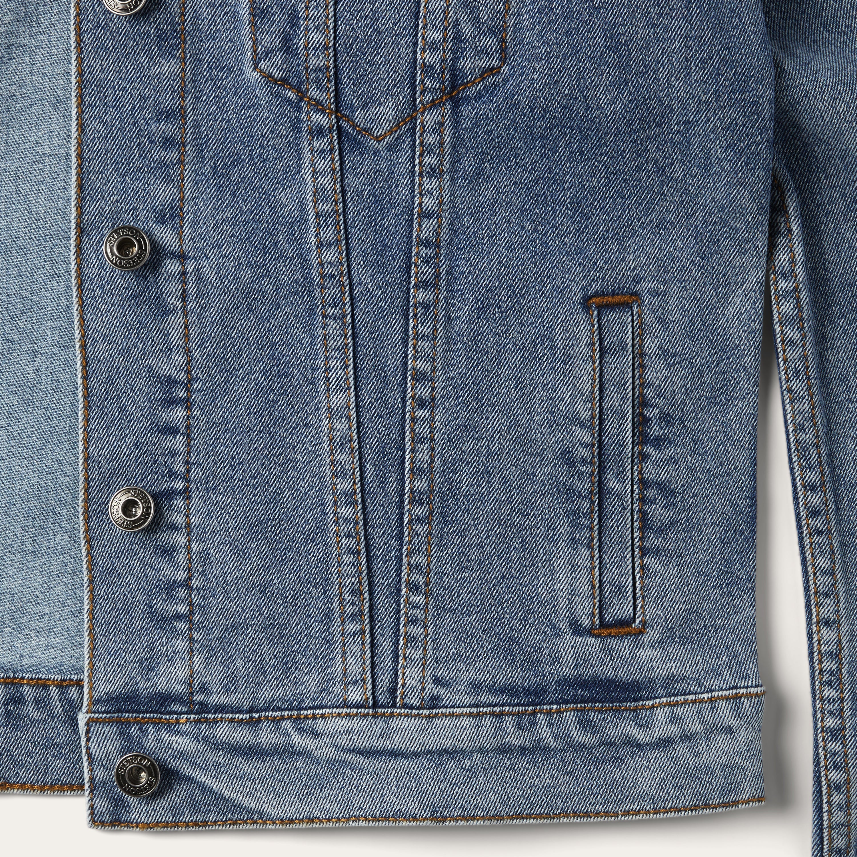 Stretch Denim Jacket Blue | Stetson Women