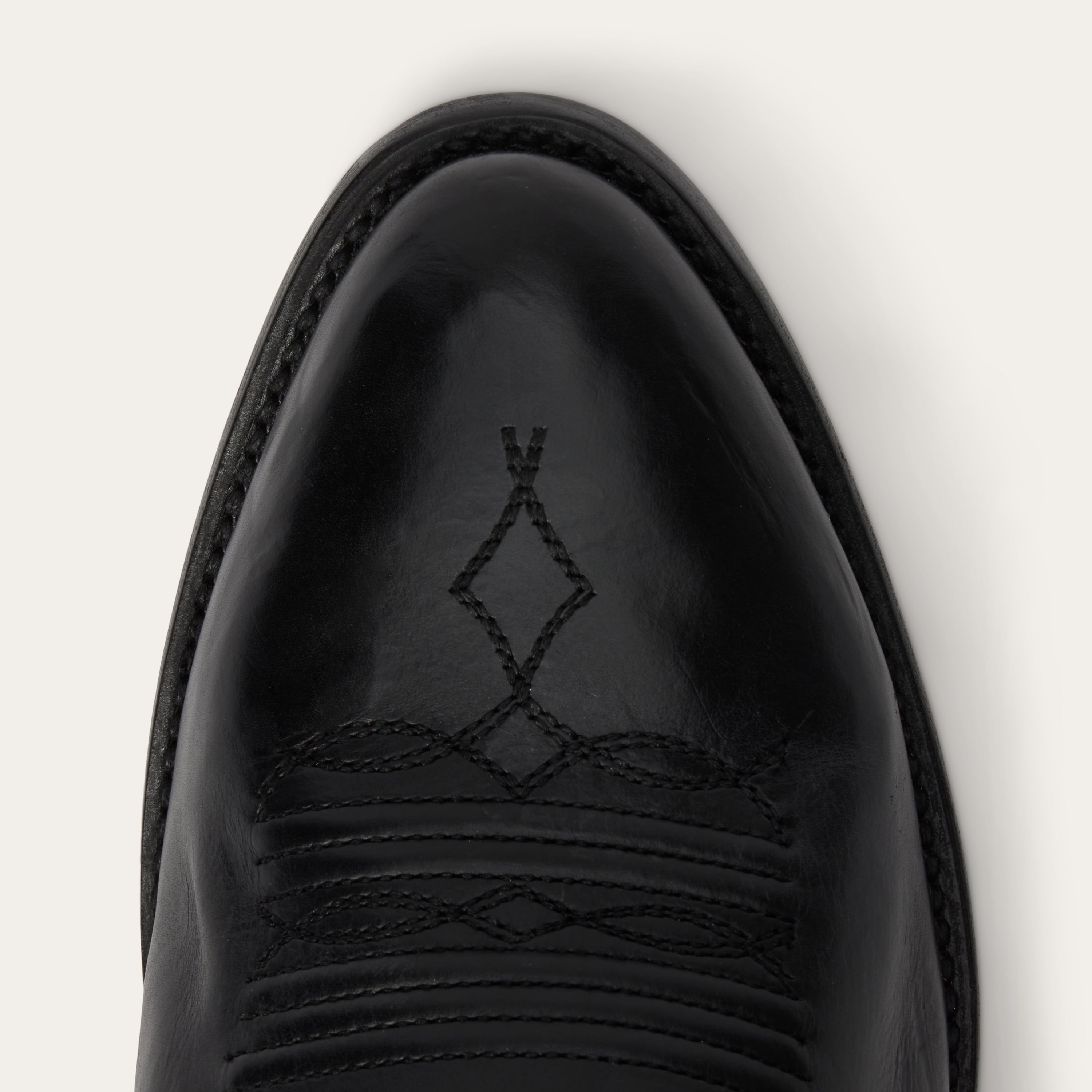 Ames Corded & Burnished Leather Boot Black | Stetson