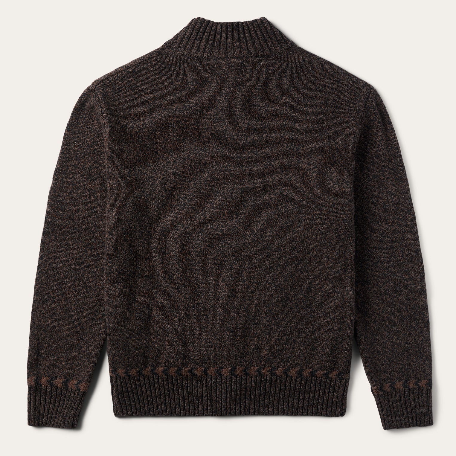 Vertical Aztec Cardigan Brown | Stetson Men