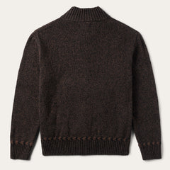 Vertical Aztec Cardigan Brown | Stetson Men