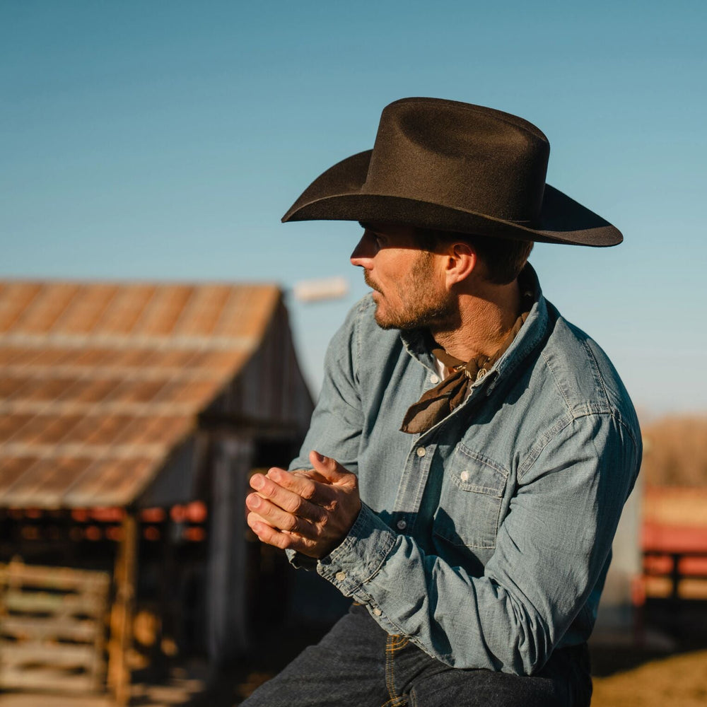 Corral 4X Cowboy Hat Chocolate | Stetson Hats